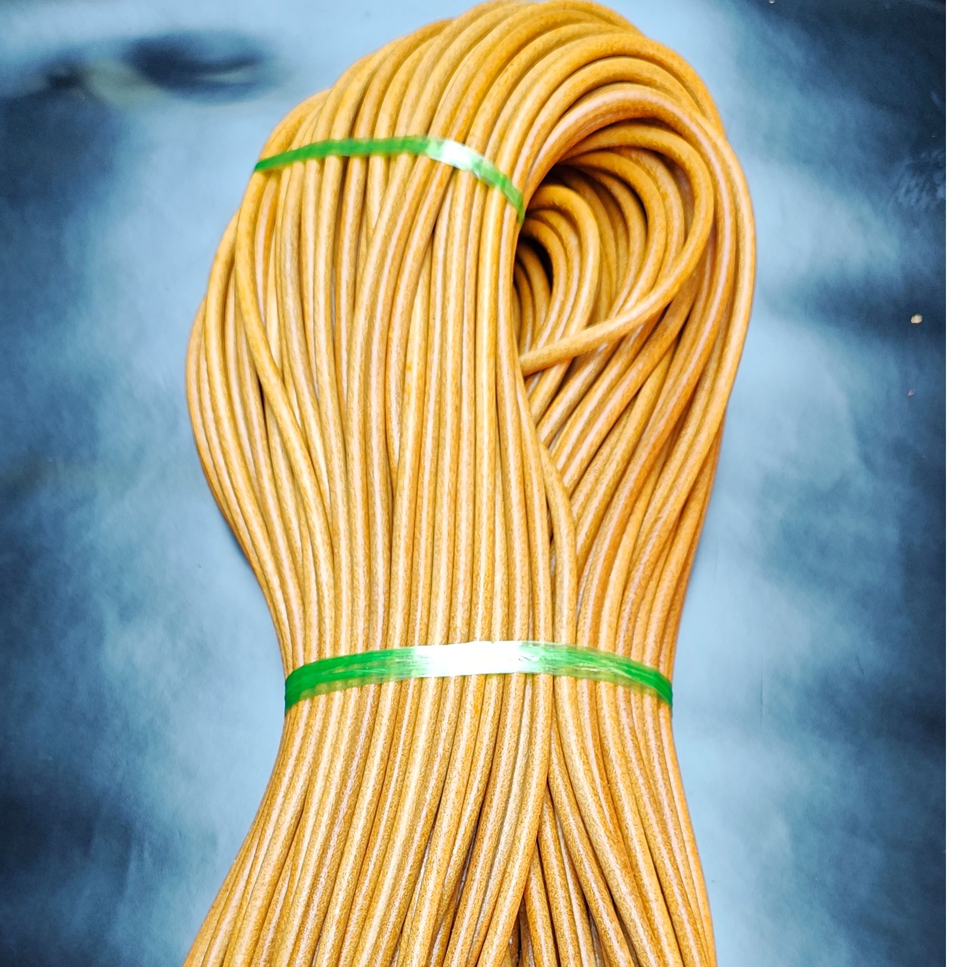 DIY手工头层6.0牛皮绳圆绳真皮扁皮绳本色植鞣革手链包带滚边条