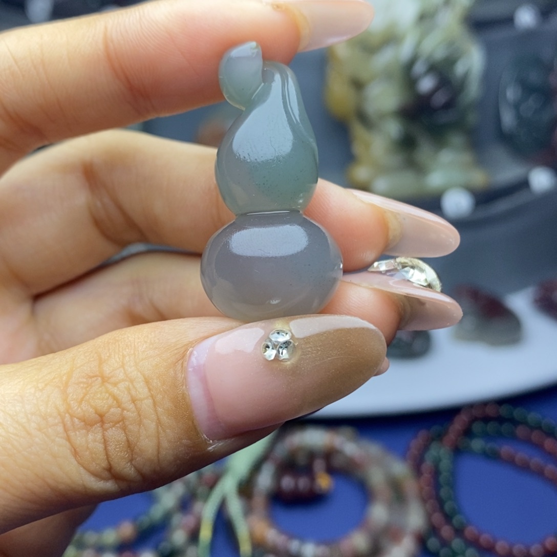 玛瑙/玉髓未镶嵌吊坠(不含链)