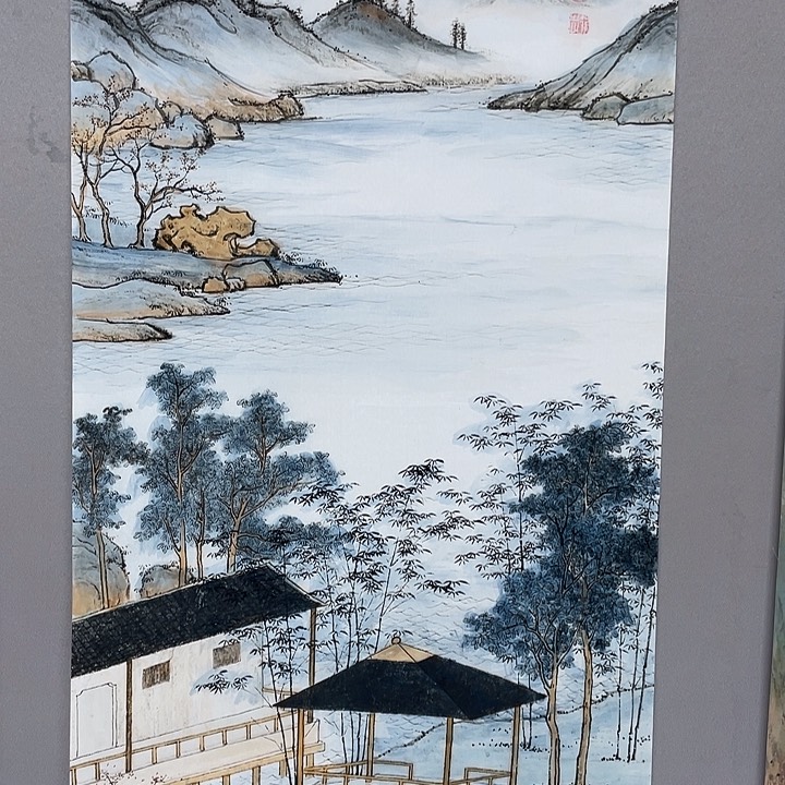 国画纯手绘国画山水画闪购链接