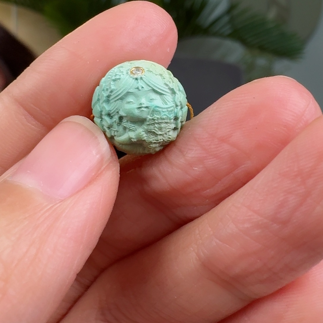 绿松石珠宝奇石未镶嵌