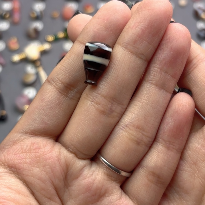 玛瑙/玉髓未镶嵌文玩配饰适配4-7mm的串