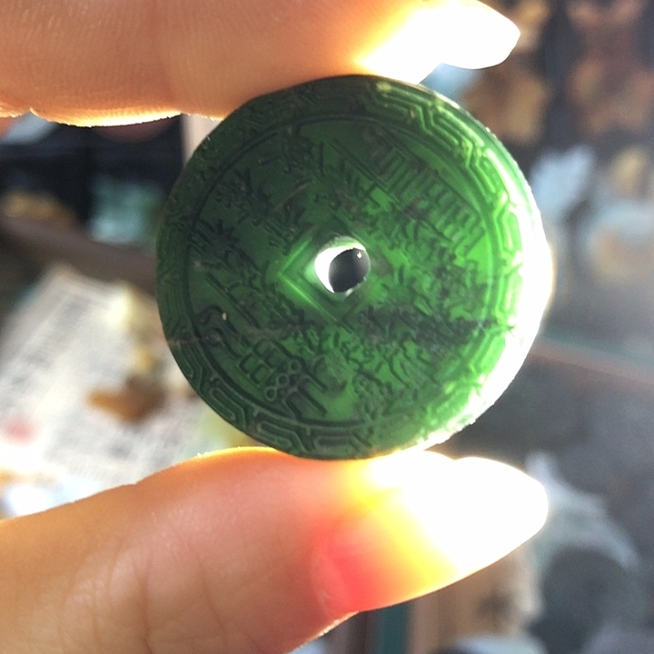 岫玉未镶嵌岫玉挂件