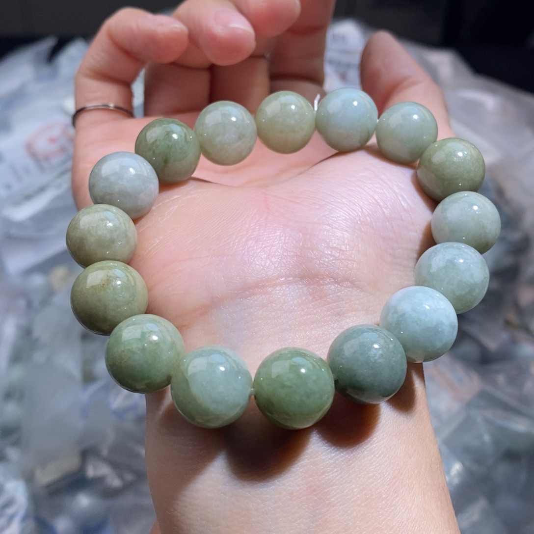 未镶嵌手串翡翠珠链