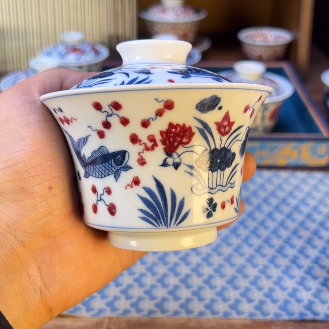 摆件景德镇茶器百宝箱