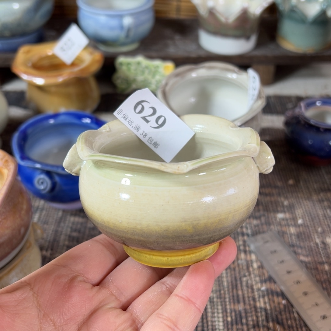 红陶景德镇手工花盆