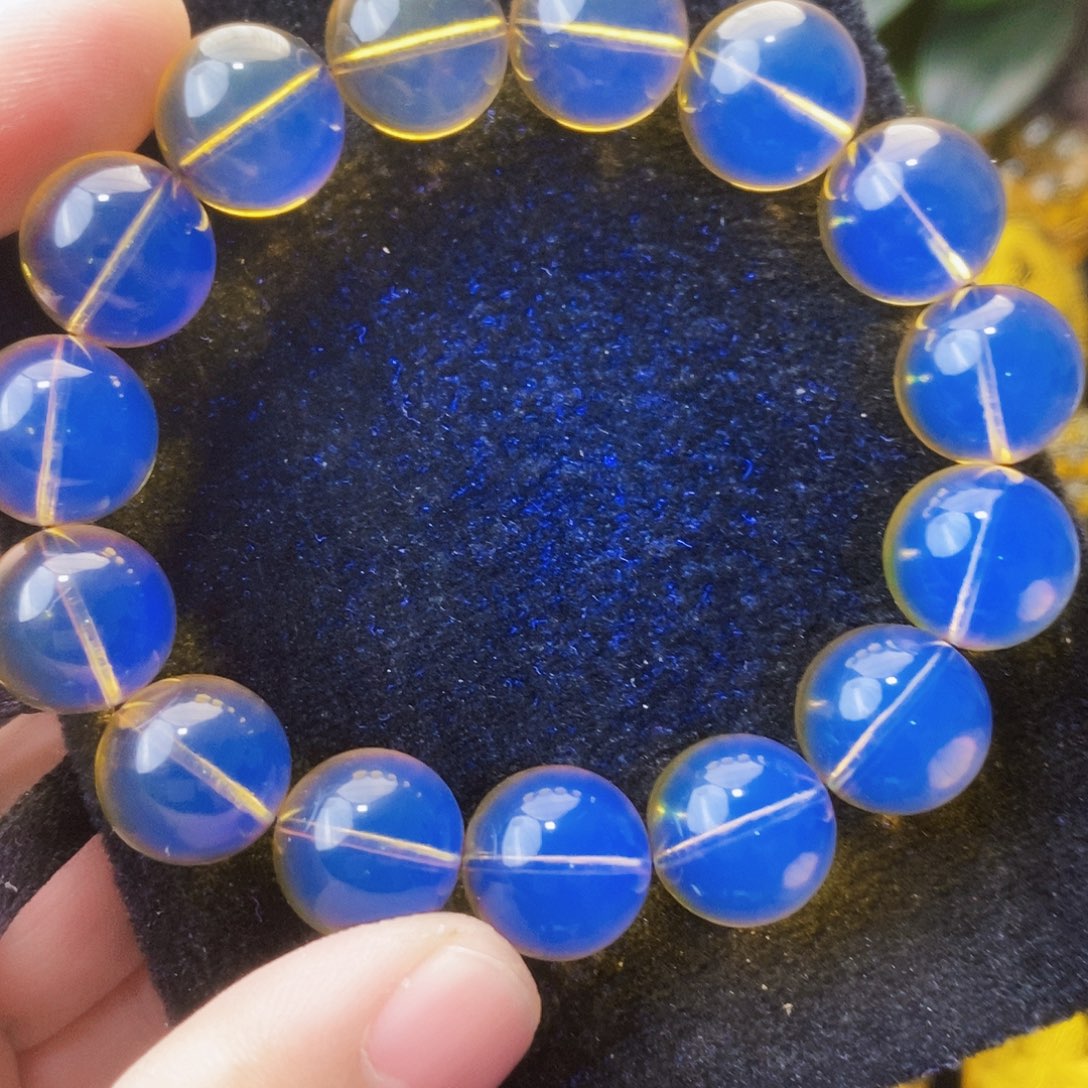 琥珀未镶嵌手串蓝珀手串