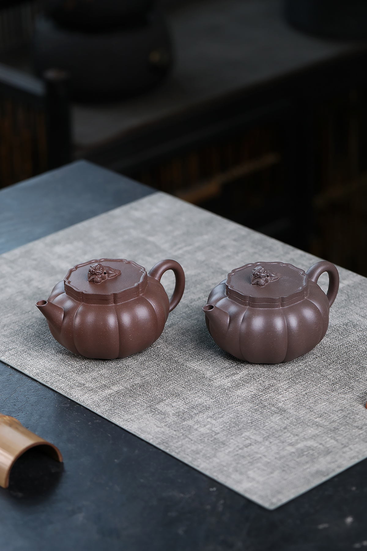 【筋纹狮球】大水潭原矿天青泥230c宜兴黄龙山原矿紫砂壶