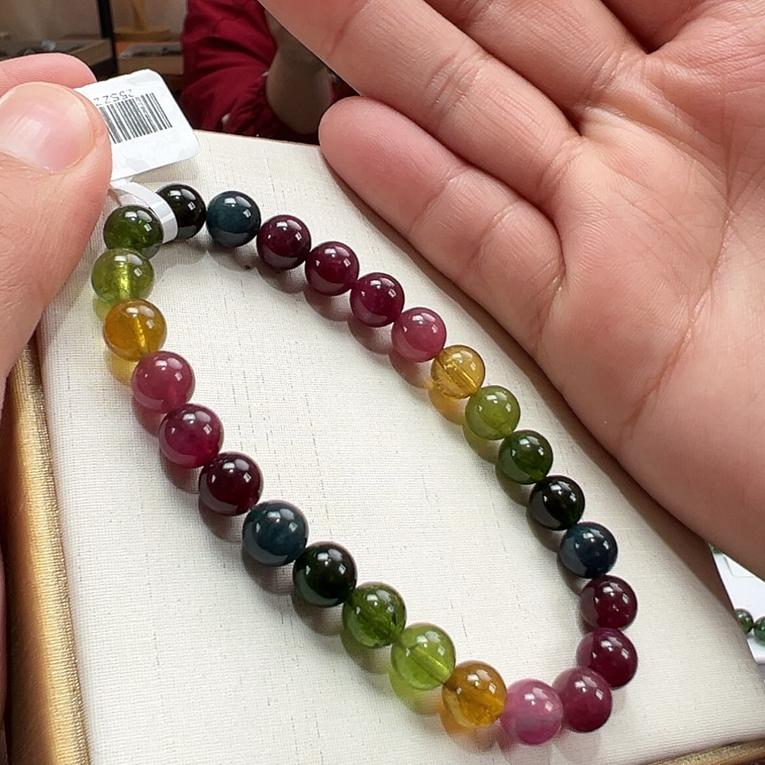 碧玺未镶嵌手串7mmmmmmmmmm