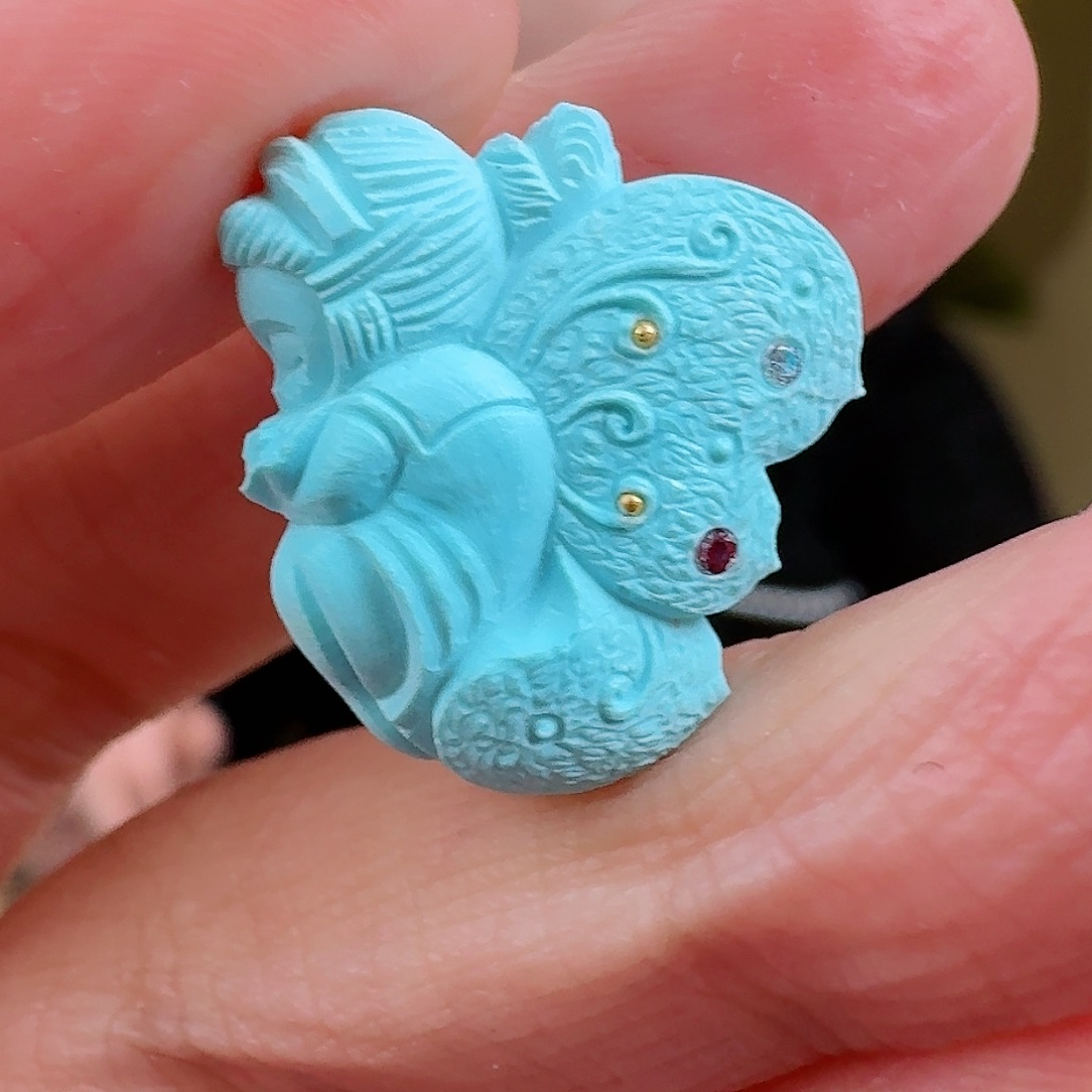 绿松石珠宝奇石未镶嵌