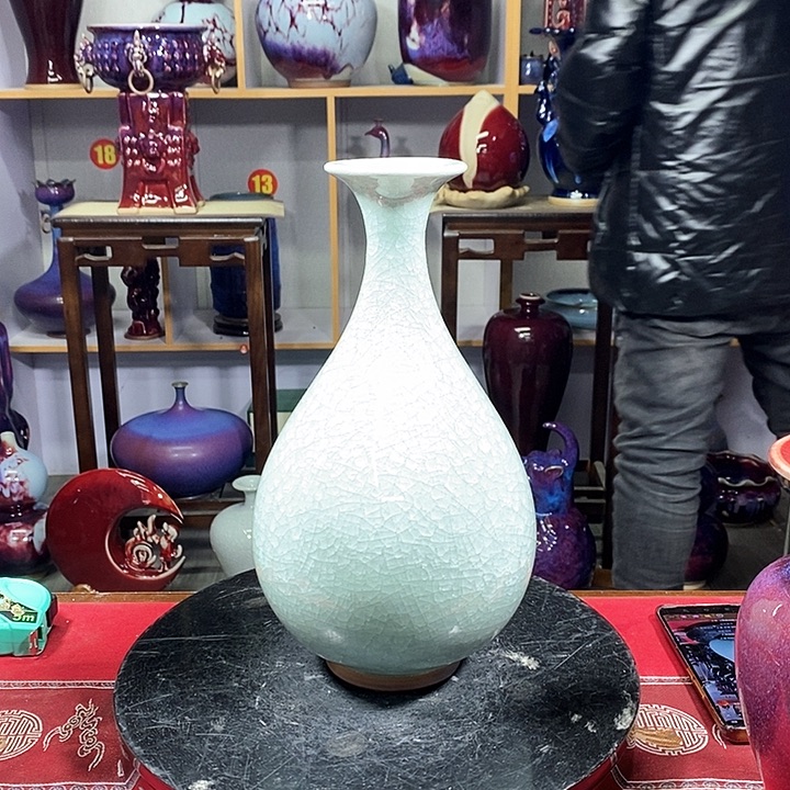 瓶中国神垕精品钧瓷