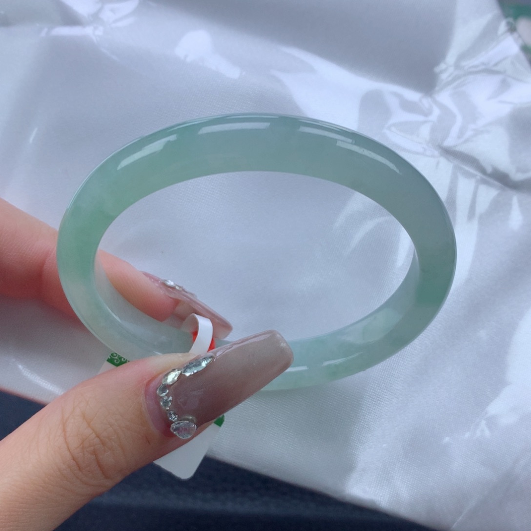 翡翠手镯未镶嵌53.8贵妃