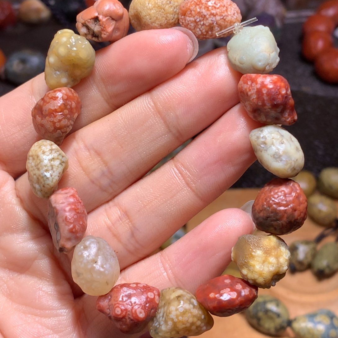 未镶嵌玛瑙/玉髓珠宝半成品