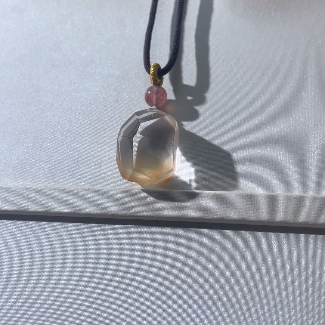 吊坠(不含链)未镶嵌水晶兔毛水晶吊坠