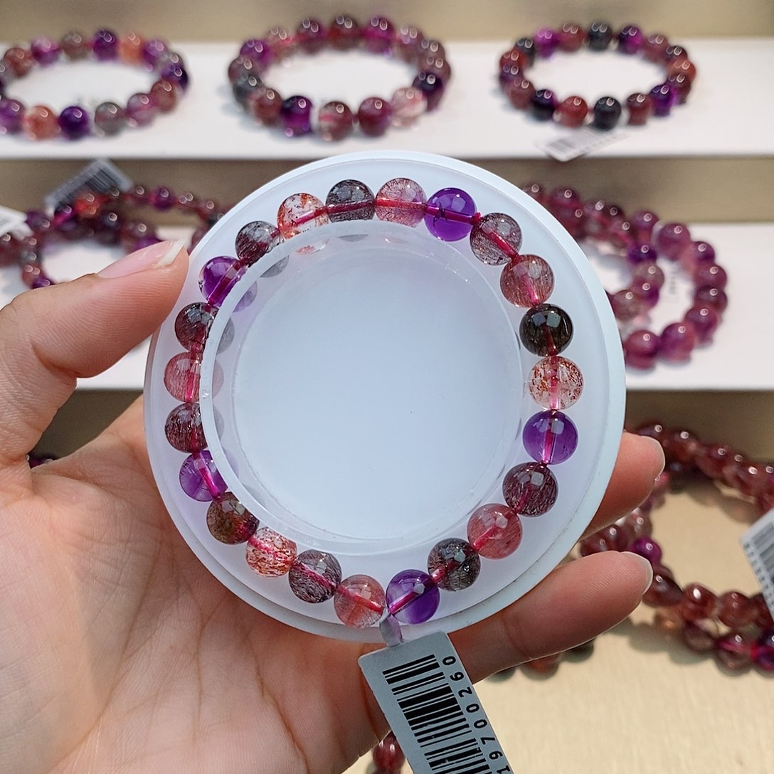 手链未镶嵌水晶黑加仑超七8+