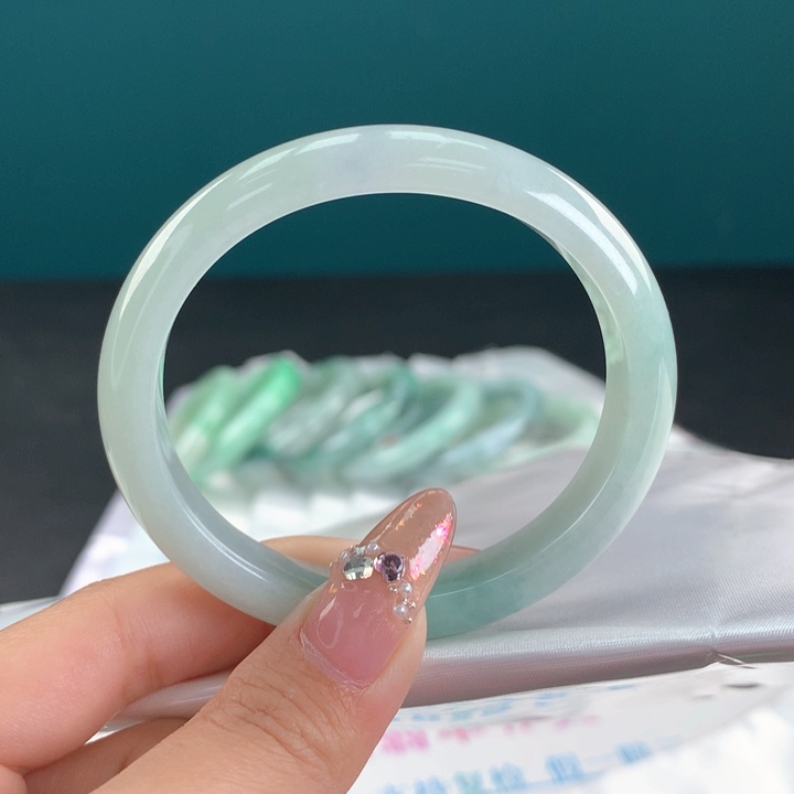 未镶嵌手镯翡翠3***53