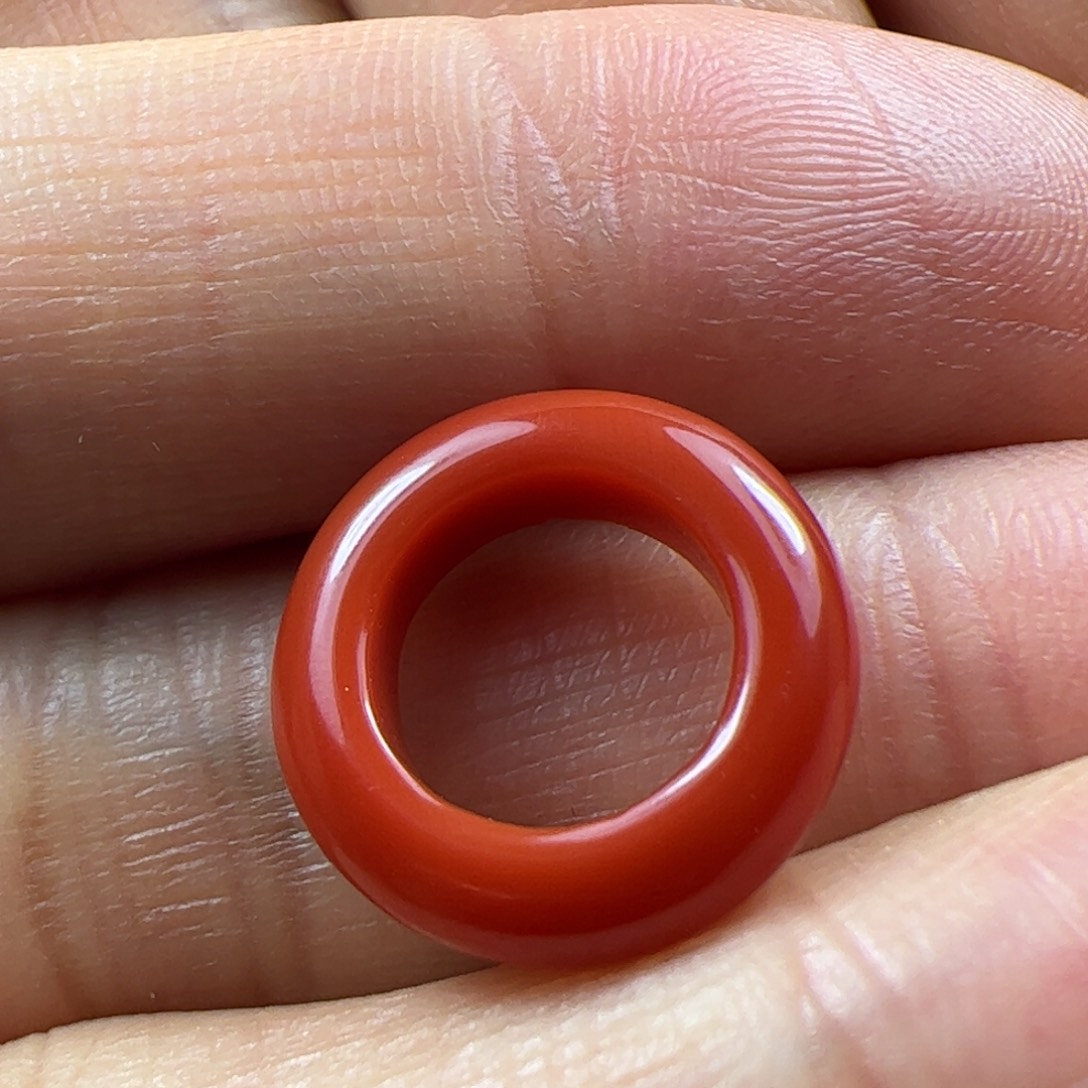 未镶嵌跑环南红玛瑙