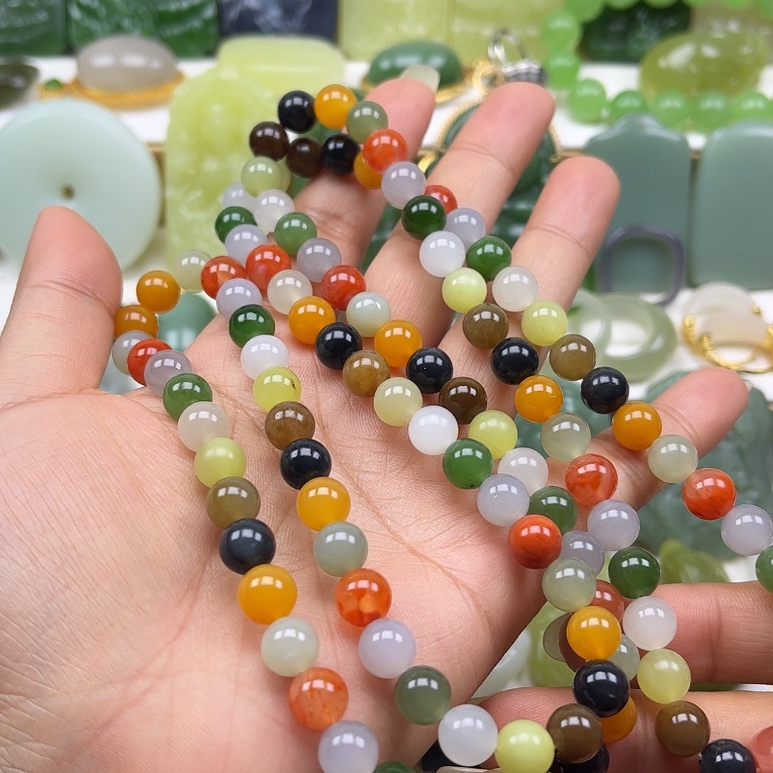 ****o和田玉未镶嵌项链卡8