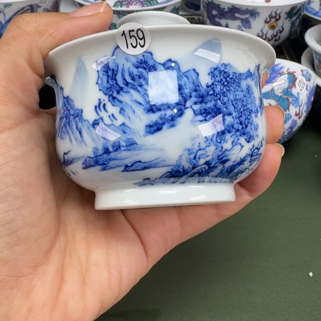沙沙手绘手工茶具159