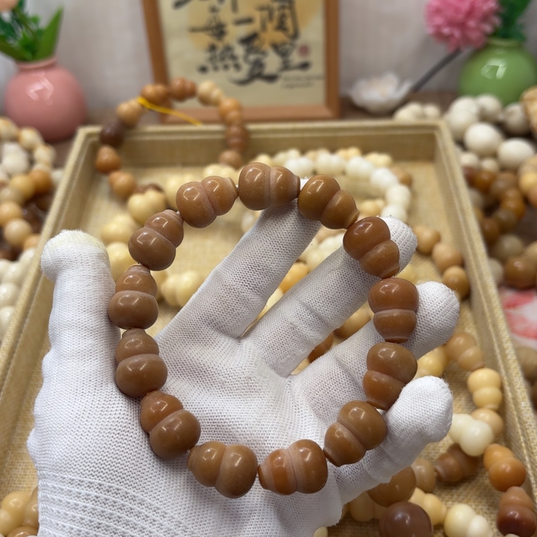 菩提根/象牙果吊坠20干磨瑕疵落地果葫芦596