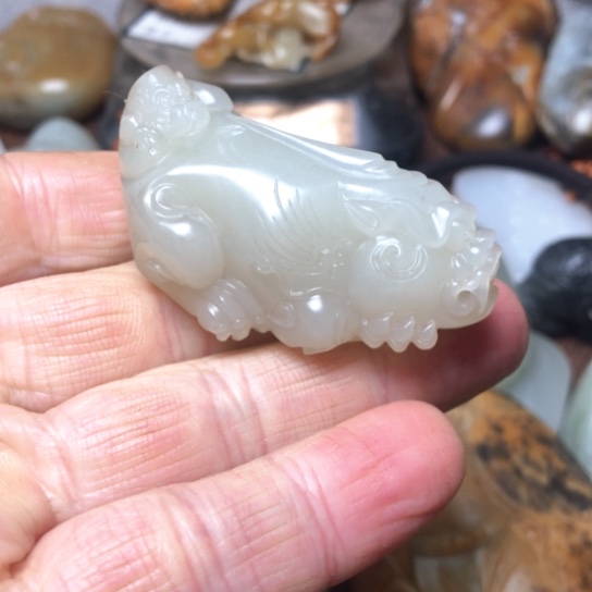 和田玉（子料）挂件未镶嵌