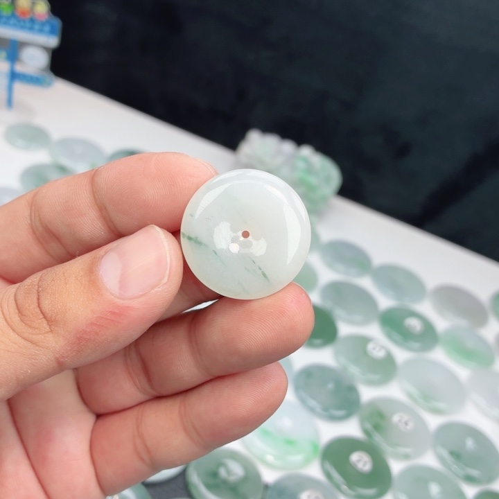 翡翠未镶嵌颈饰缅甸天然A货翡翠26.8-6.1