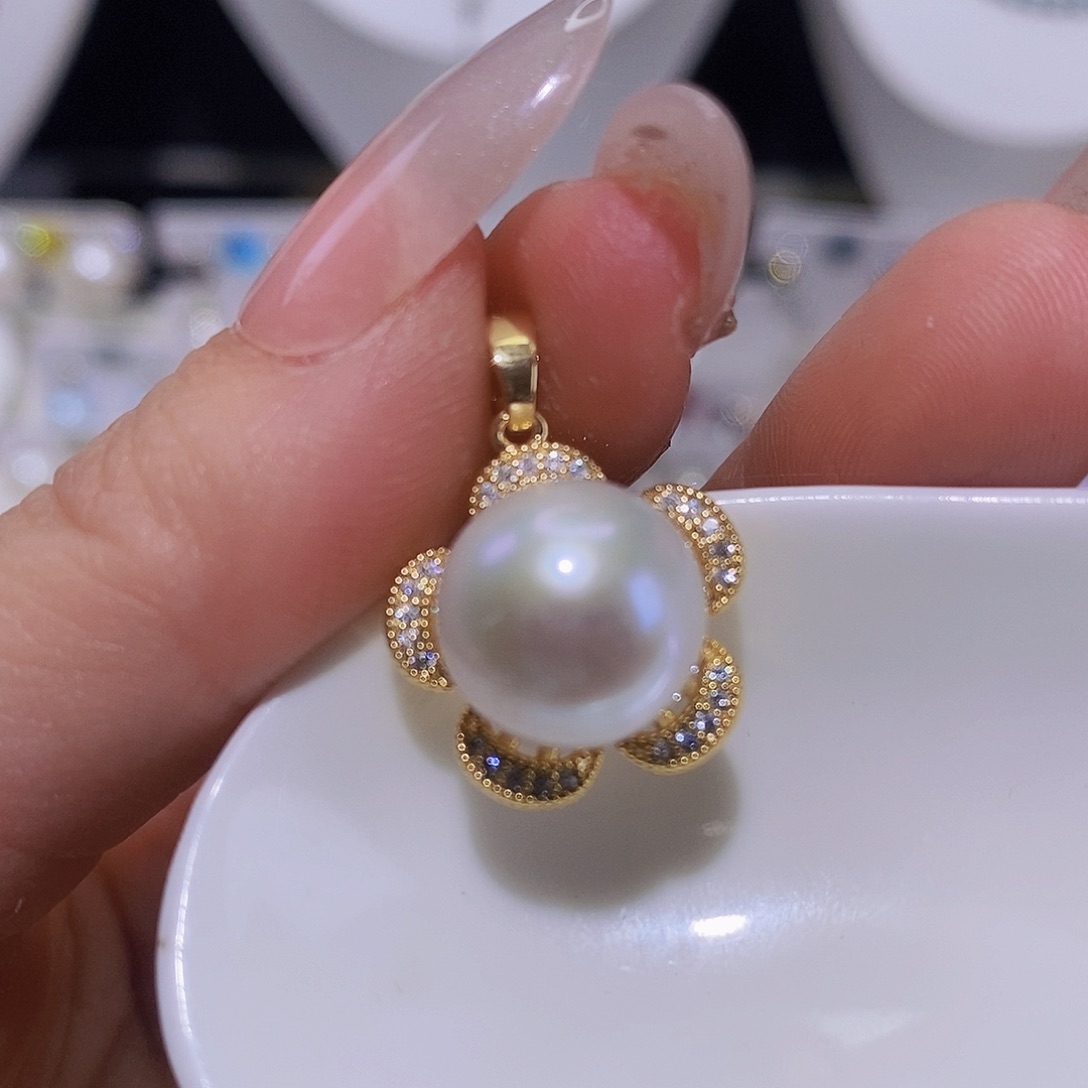 淡水珍珠颈饰合金