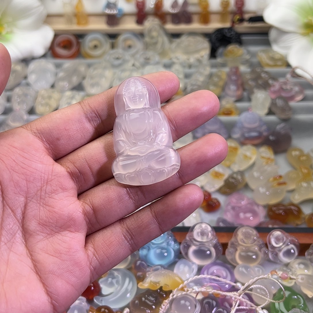 玛瑙/玉髓颈饰未镶嵌呼***噜