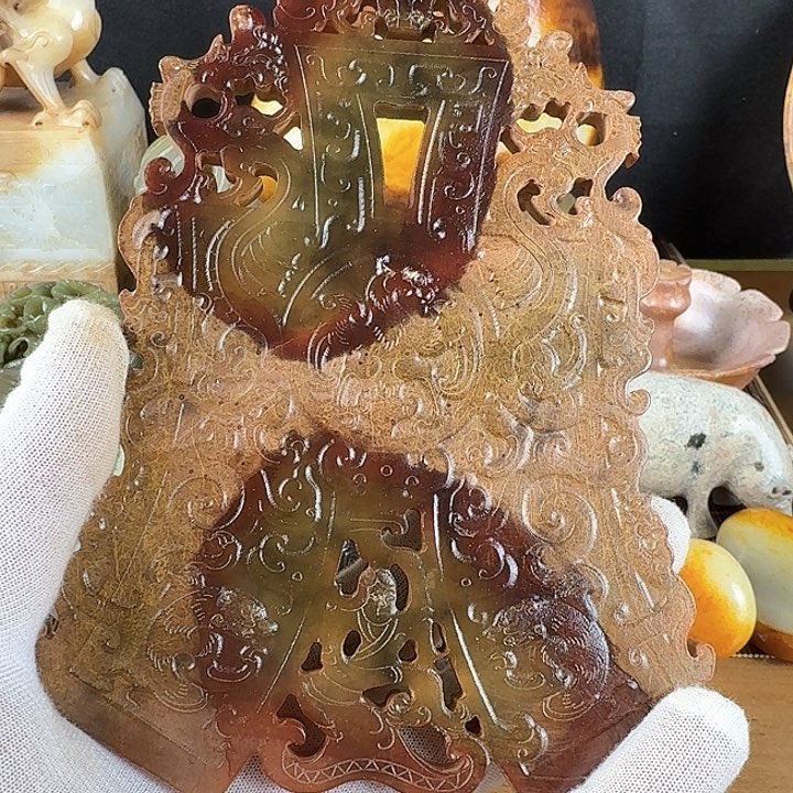 和田玉挂件未镶嵌坦**荡
