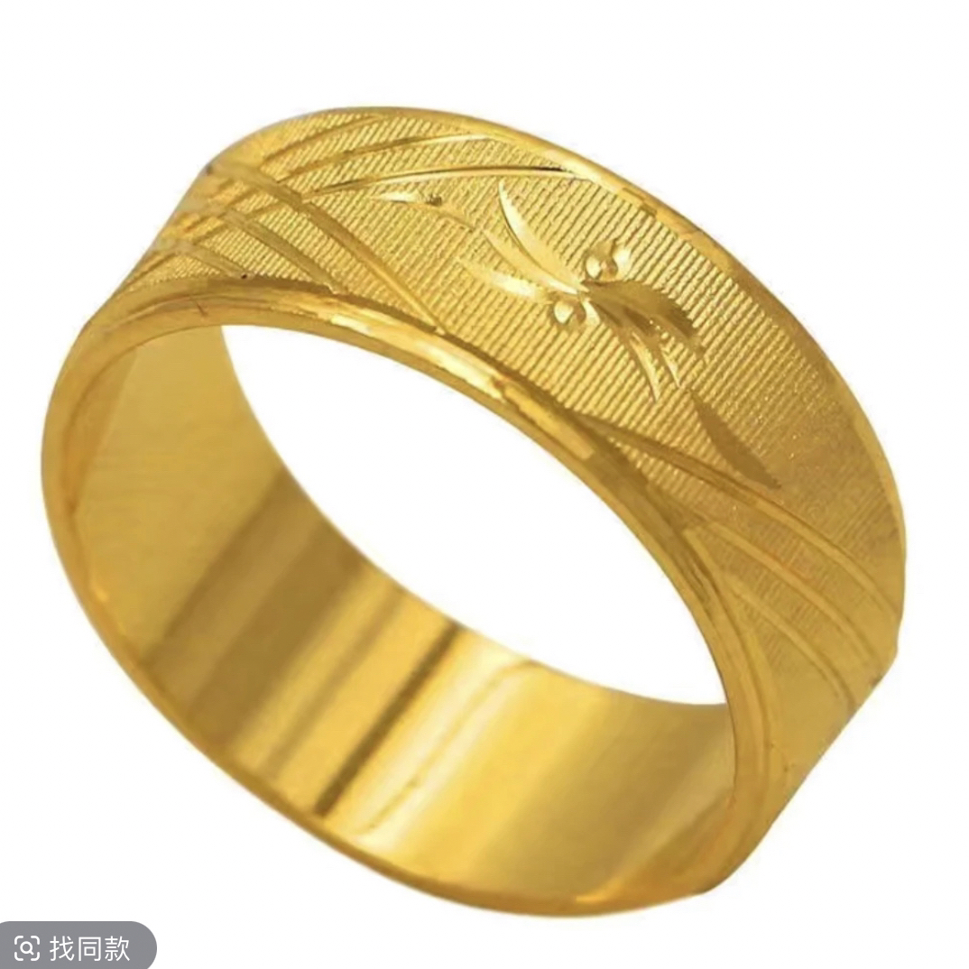 合金戒指 车花男款戒指