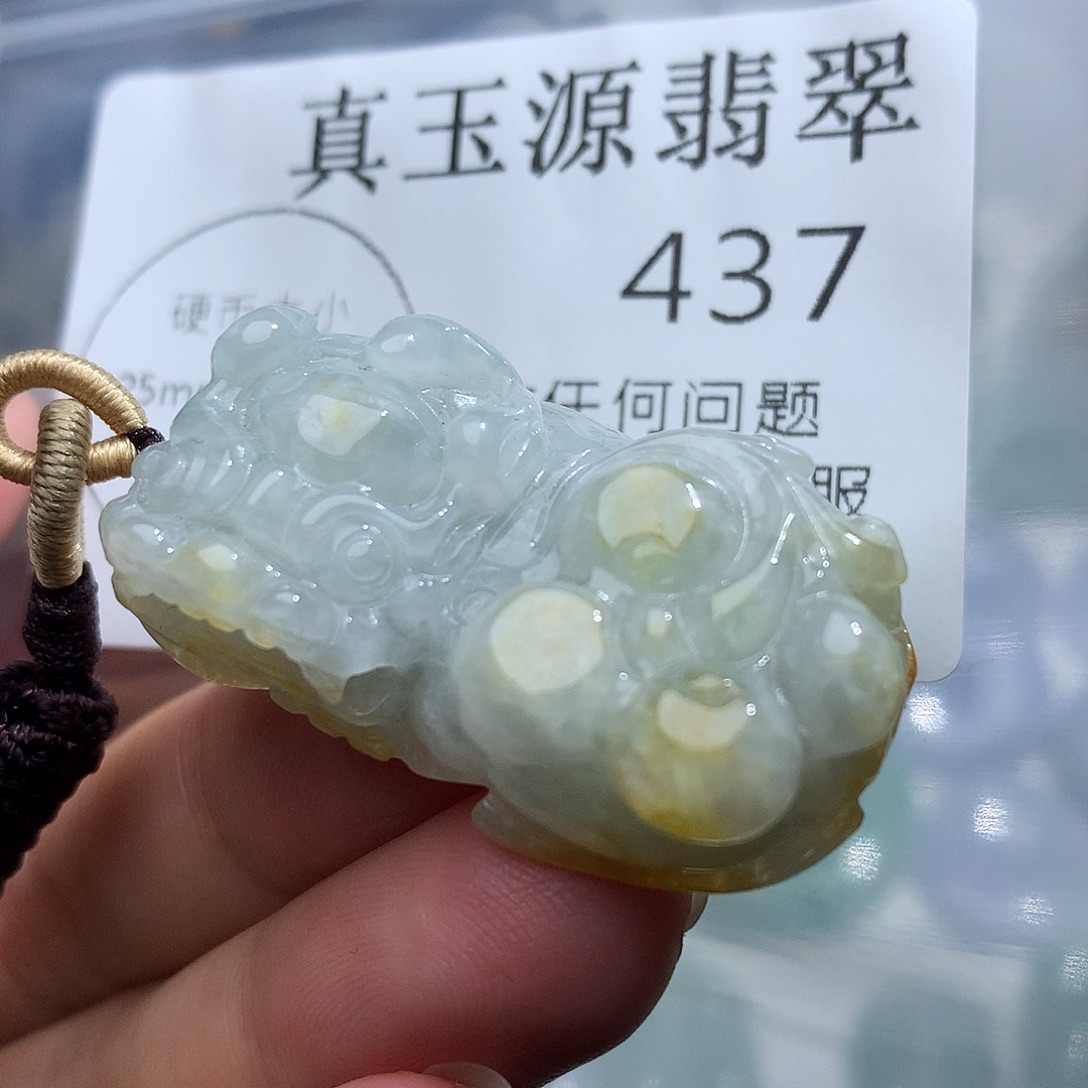 翡翠未镶嵌颈饰437