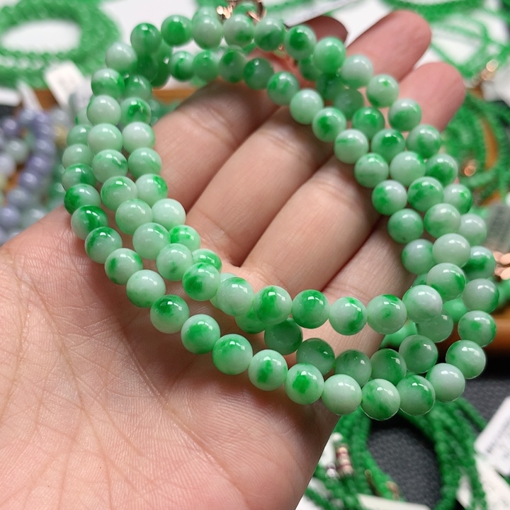 翡翠未镶嵌手链翡翠