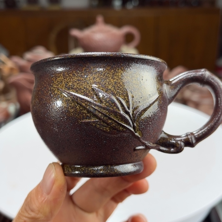 茶壶紫砂紫砂花茶