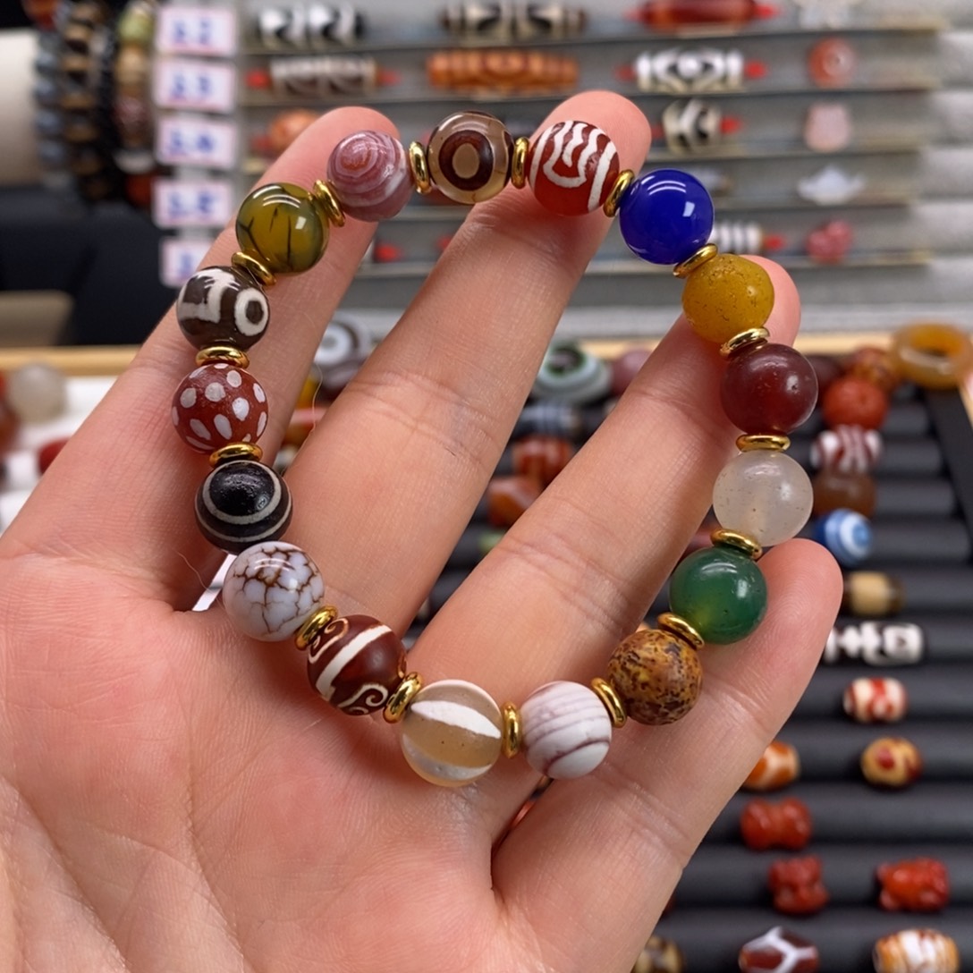 玛瑙/玉髓合金珠宝半成品