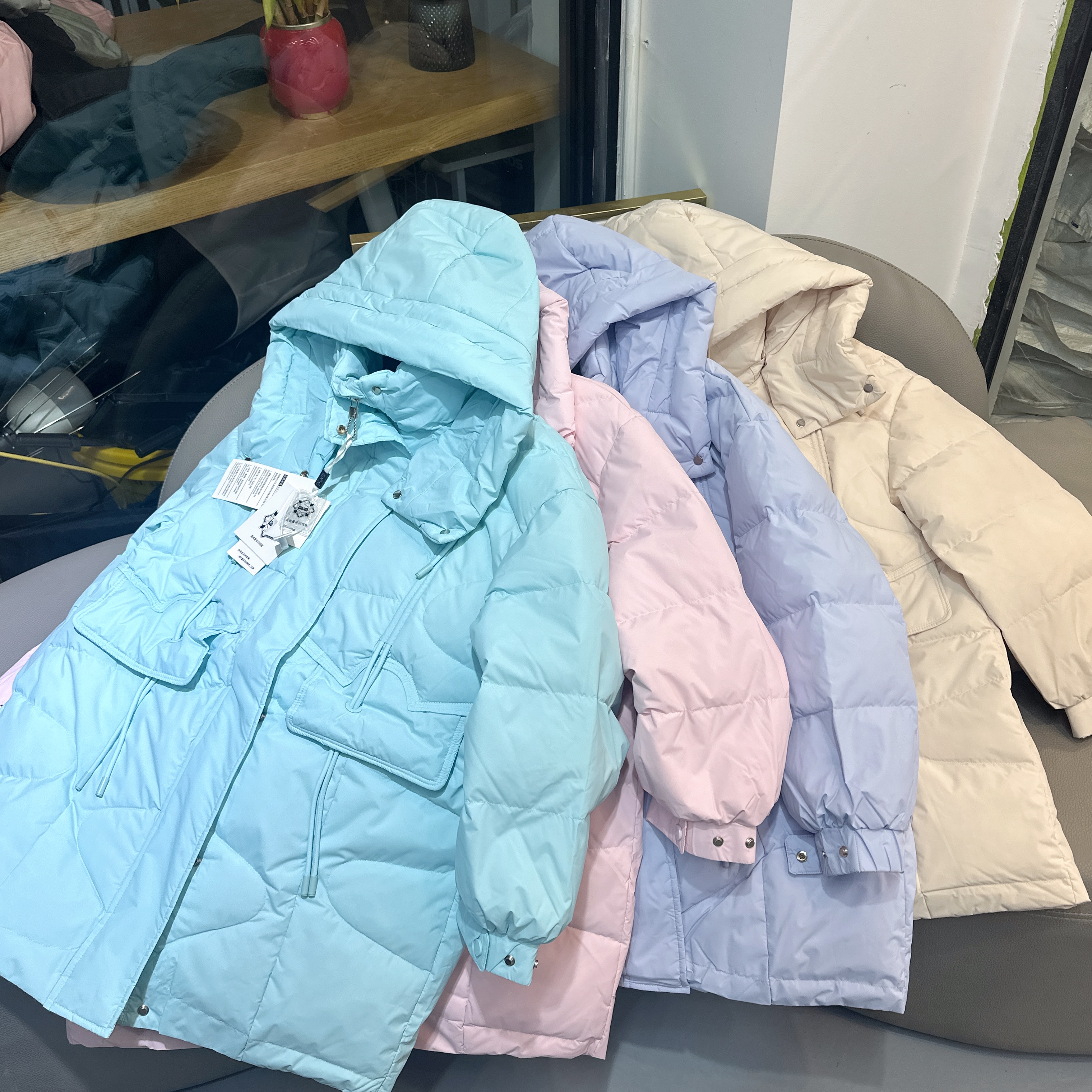 【XQB】童装羽绒服冬季2025新款儿童装白鸭绒外套-229163