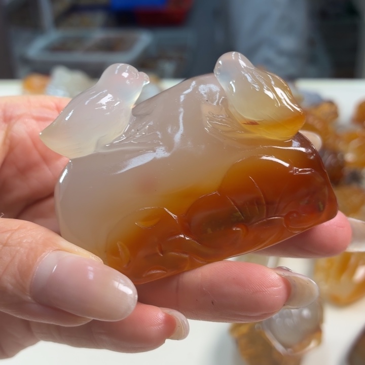 玛瑙/玉髓吊坠(不含链)未镶嵌