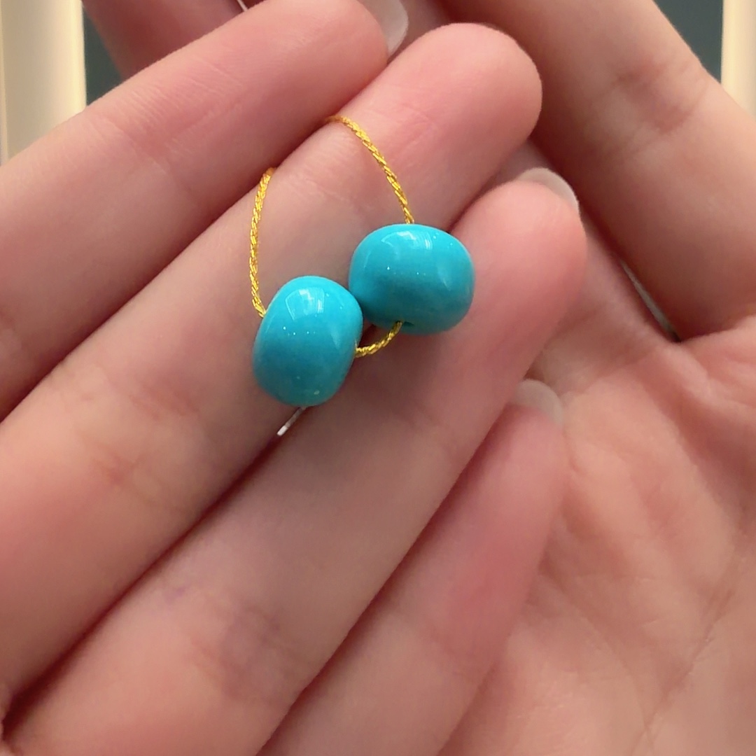 绿松石未镶嵌颈饰