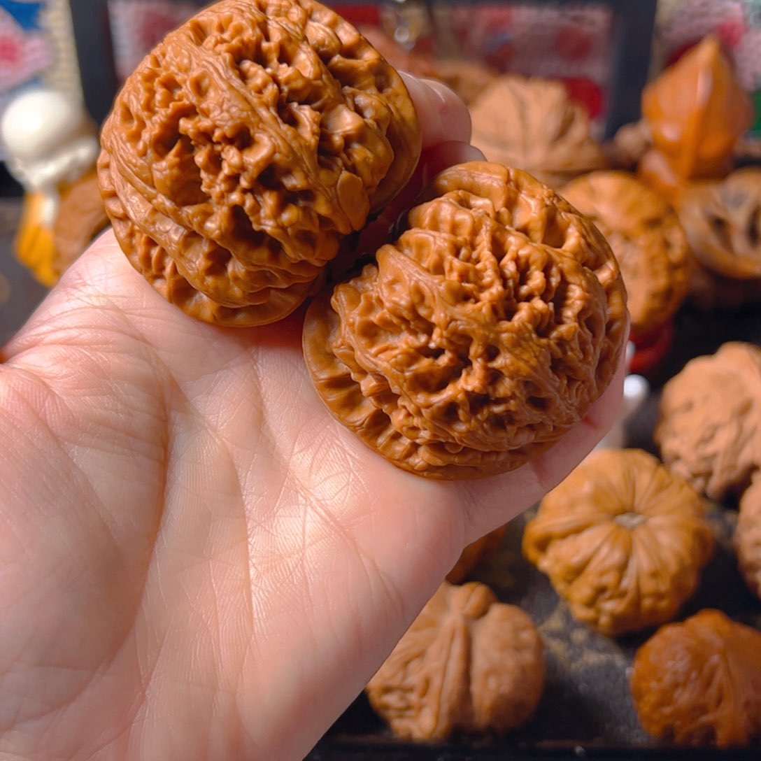 把件文玩核桃粗筋45微修