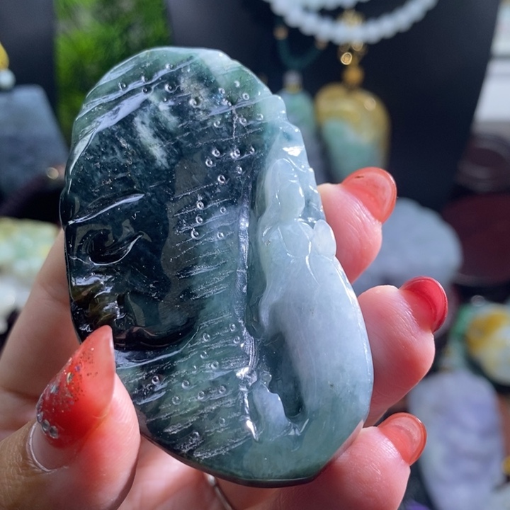 【闪购商品】颈饰未镶嵌翡翠观音