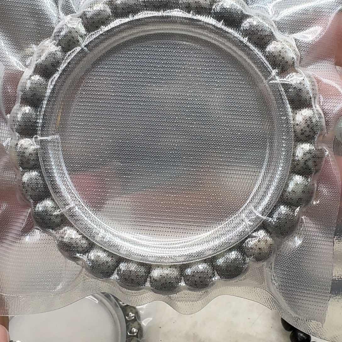 星月菩提手串34练手糯冰石玉98