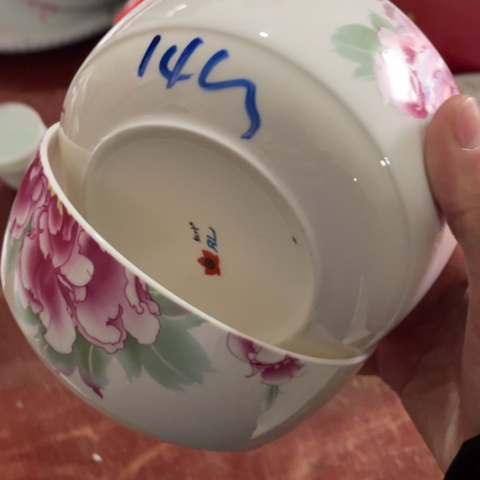 景德镇陶瓷红叶陶瓷5.5英寸2个