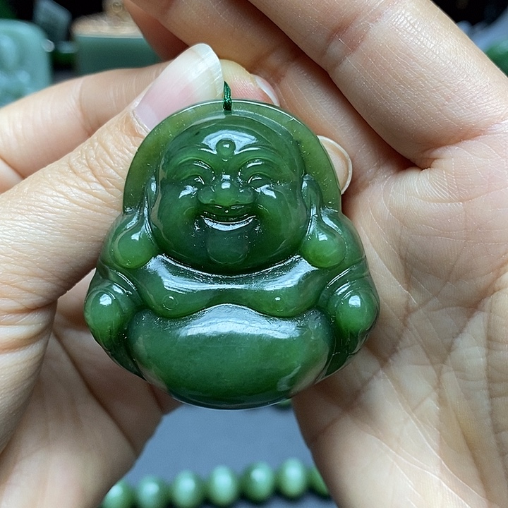和田玉吊坠赠链未镶嵌
