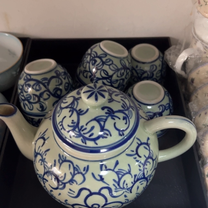 盖碗瓷器直播放漏中