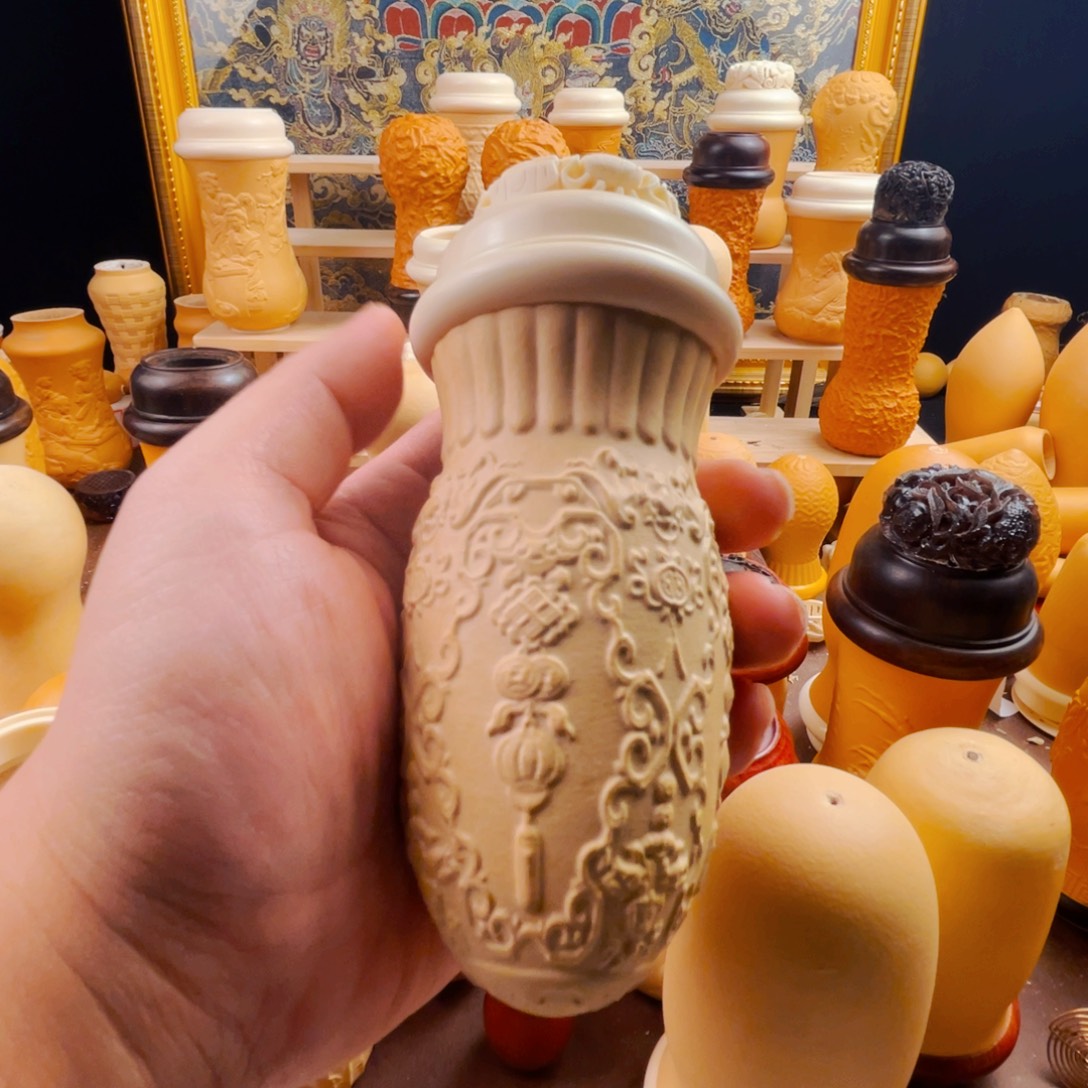 蝈蝈葫芦，密胺口盖蒙心