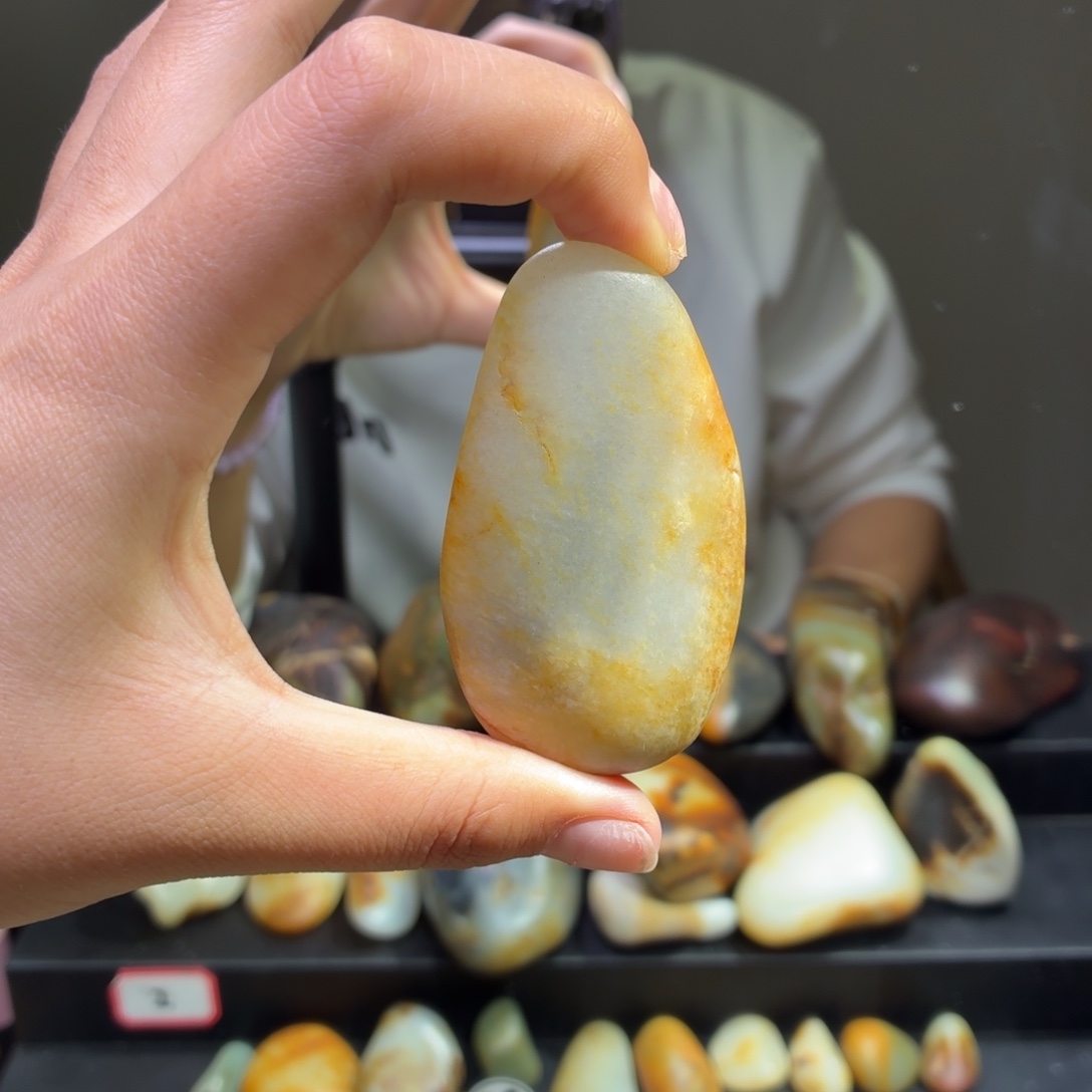 和田玉未镶嵌挂件89.7