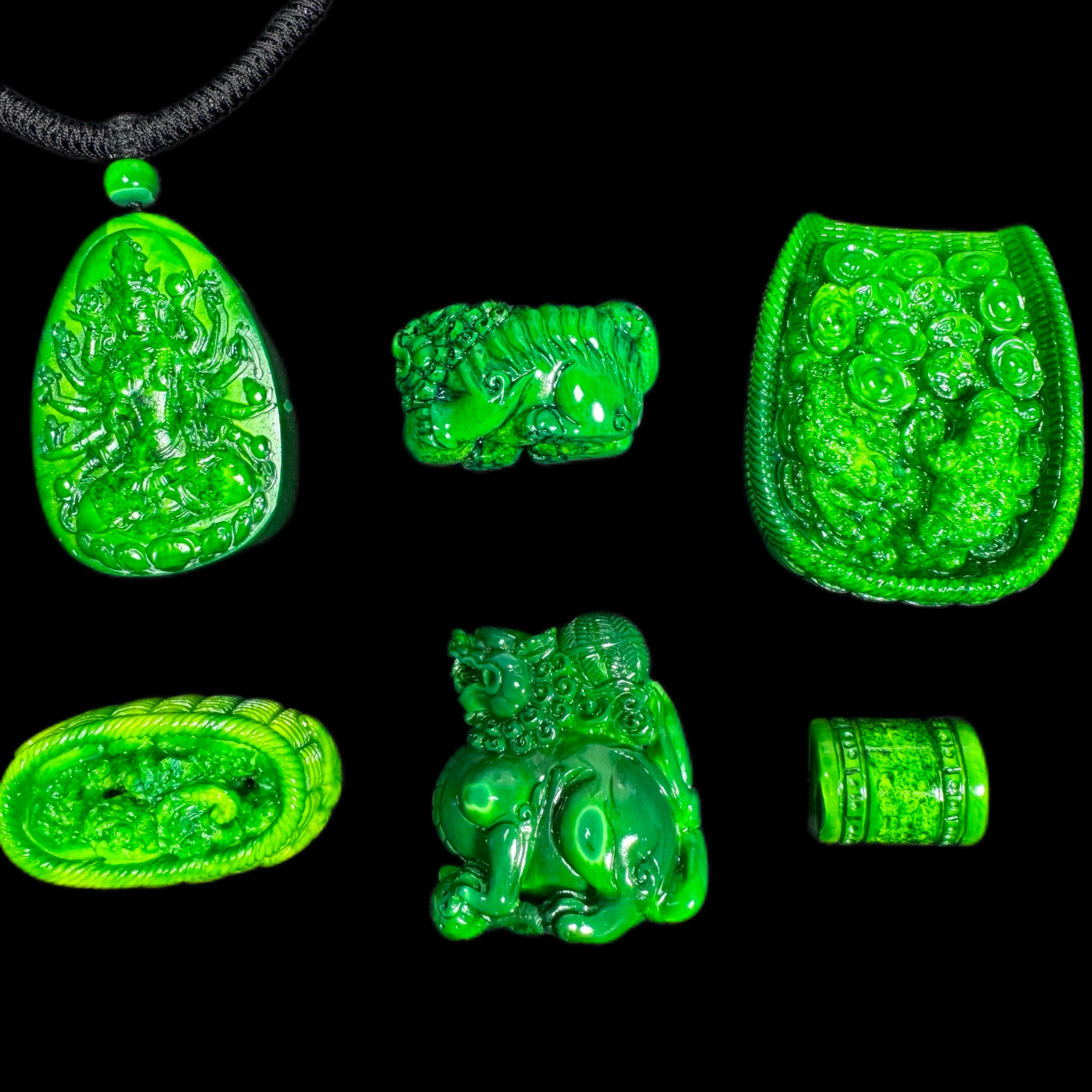  主播推荐 古法呛色  求官加爵 挂件