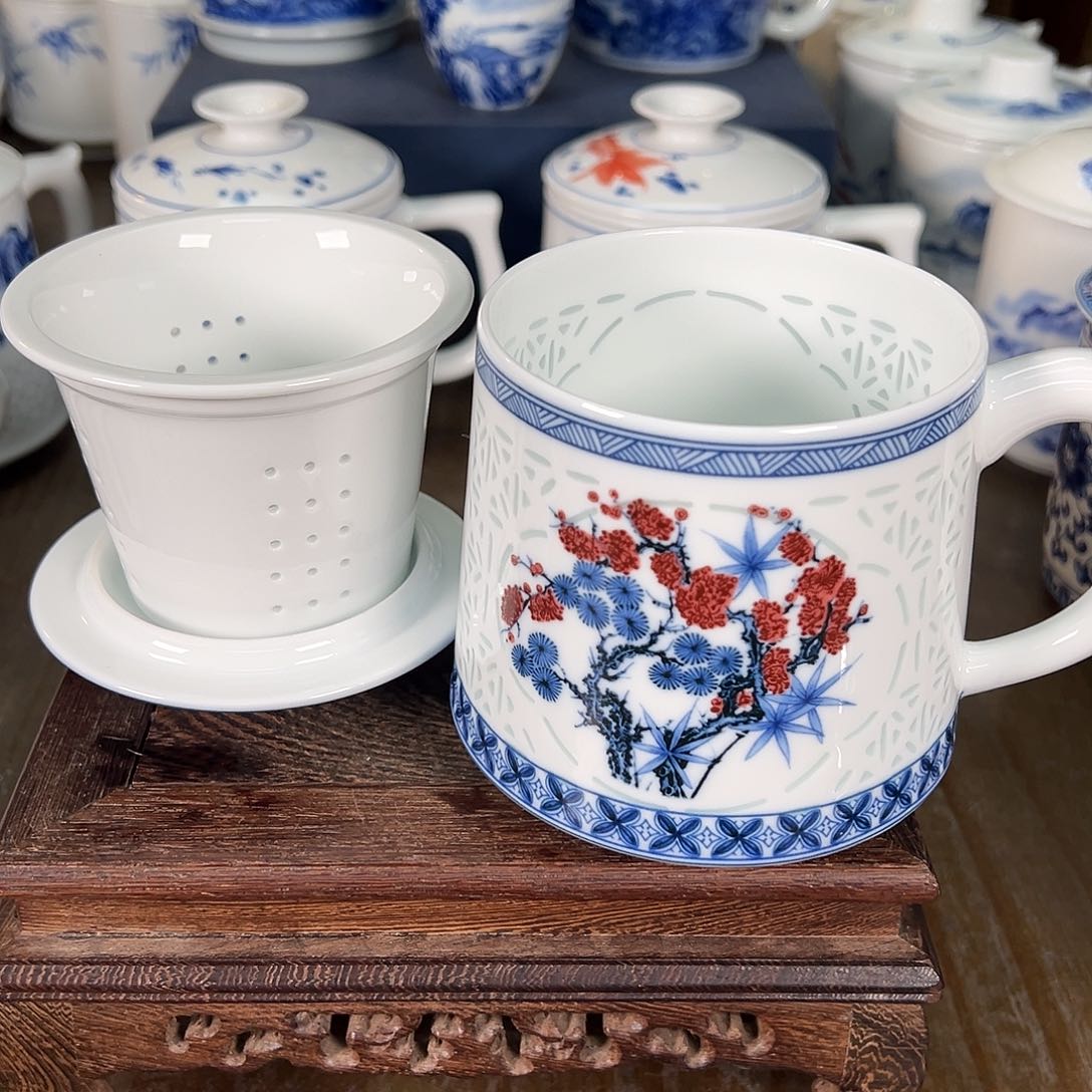 景德镇陶瓷高温办公杯