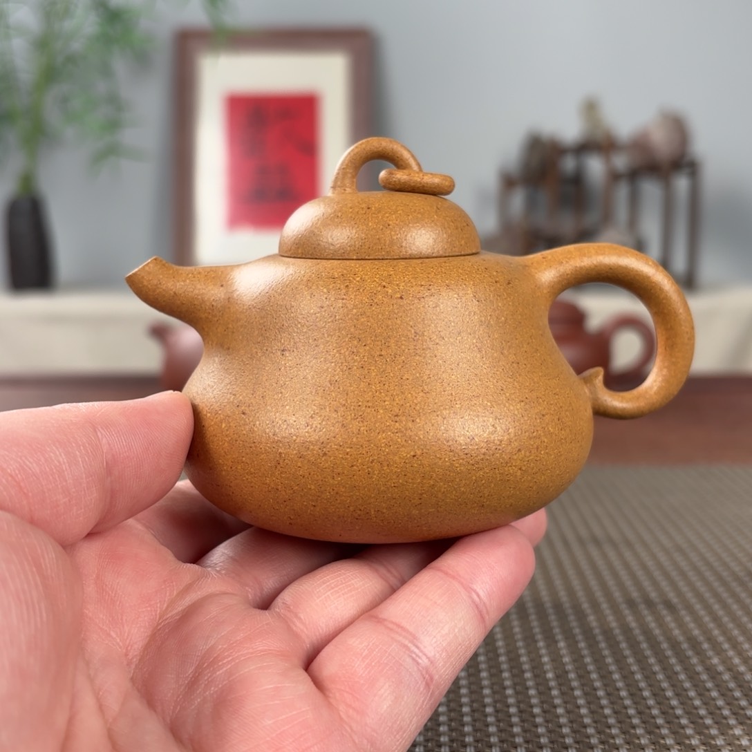 紫砂茶壶黄龙山原矿紫砂壶