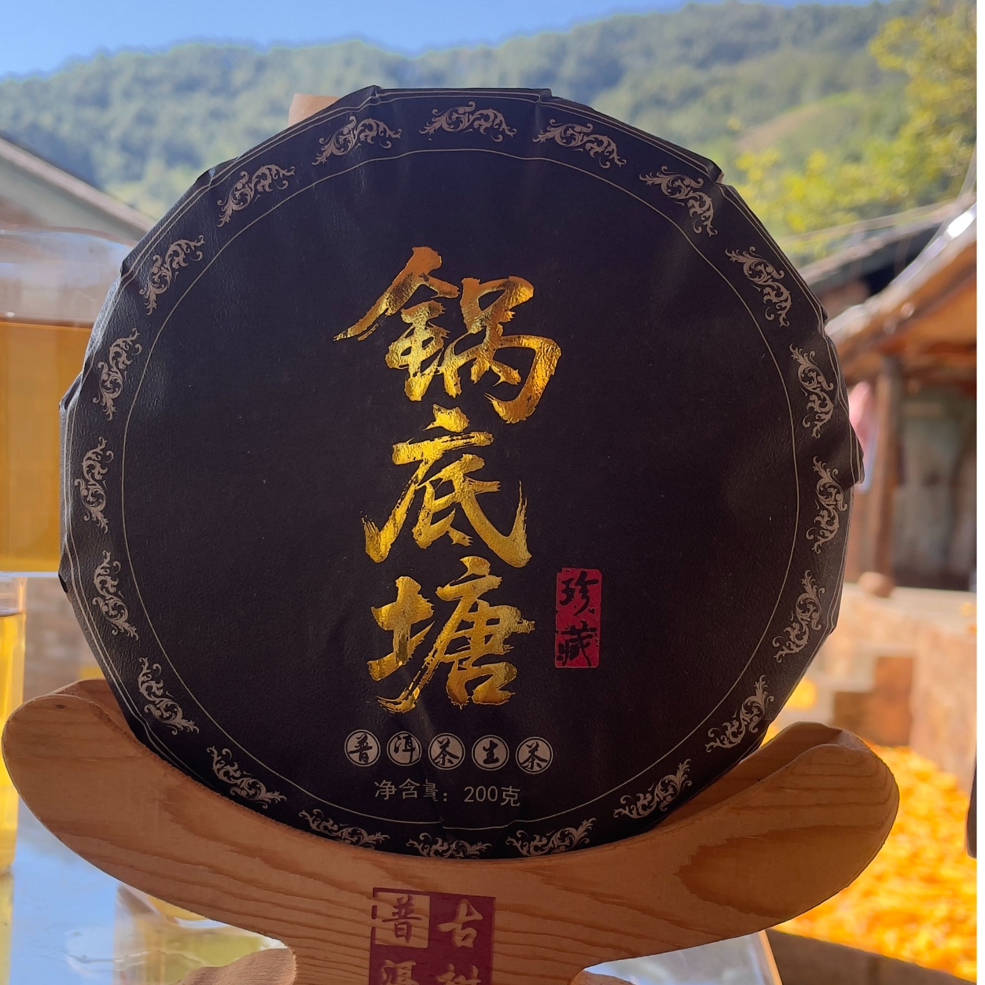 2024年 锅底塘古树生茶 头春 头采 