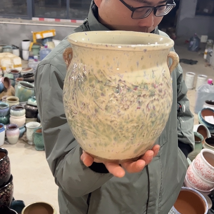 微瑕盐酥鸡啦啦花盆