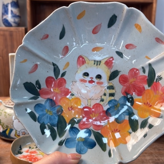 炉景德镇釉下手绘陶瓷 